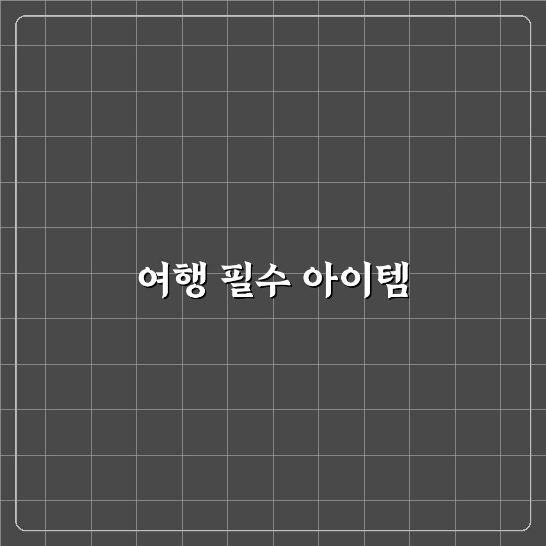 복대 여권 가방 필요한 이유와 소매치기 대비 꿀팁 정리