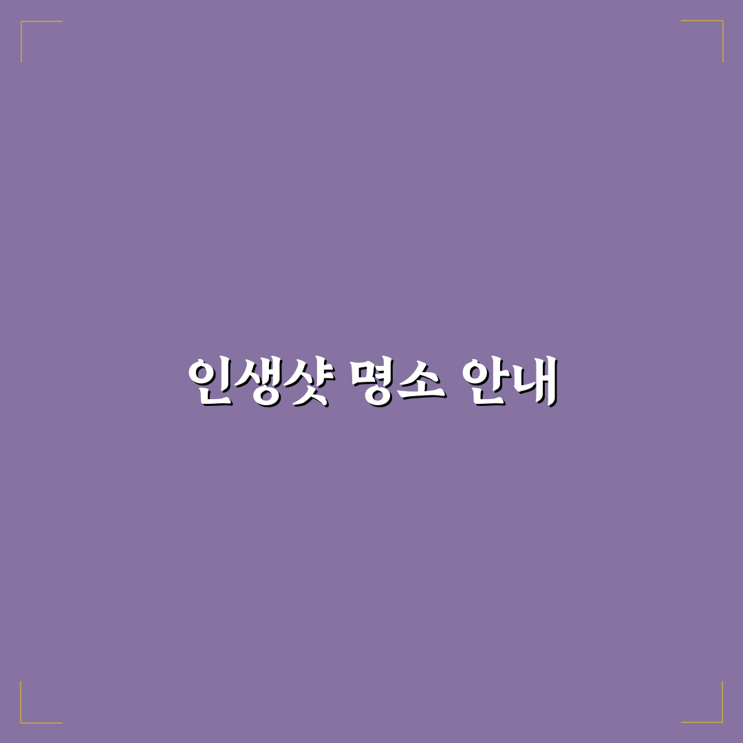 사진 찍기 좋은 출사지 모음과 인생샷 명소 꿀팁 공유