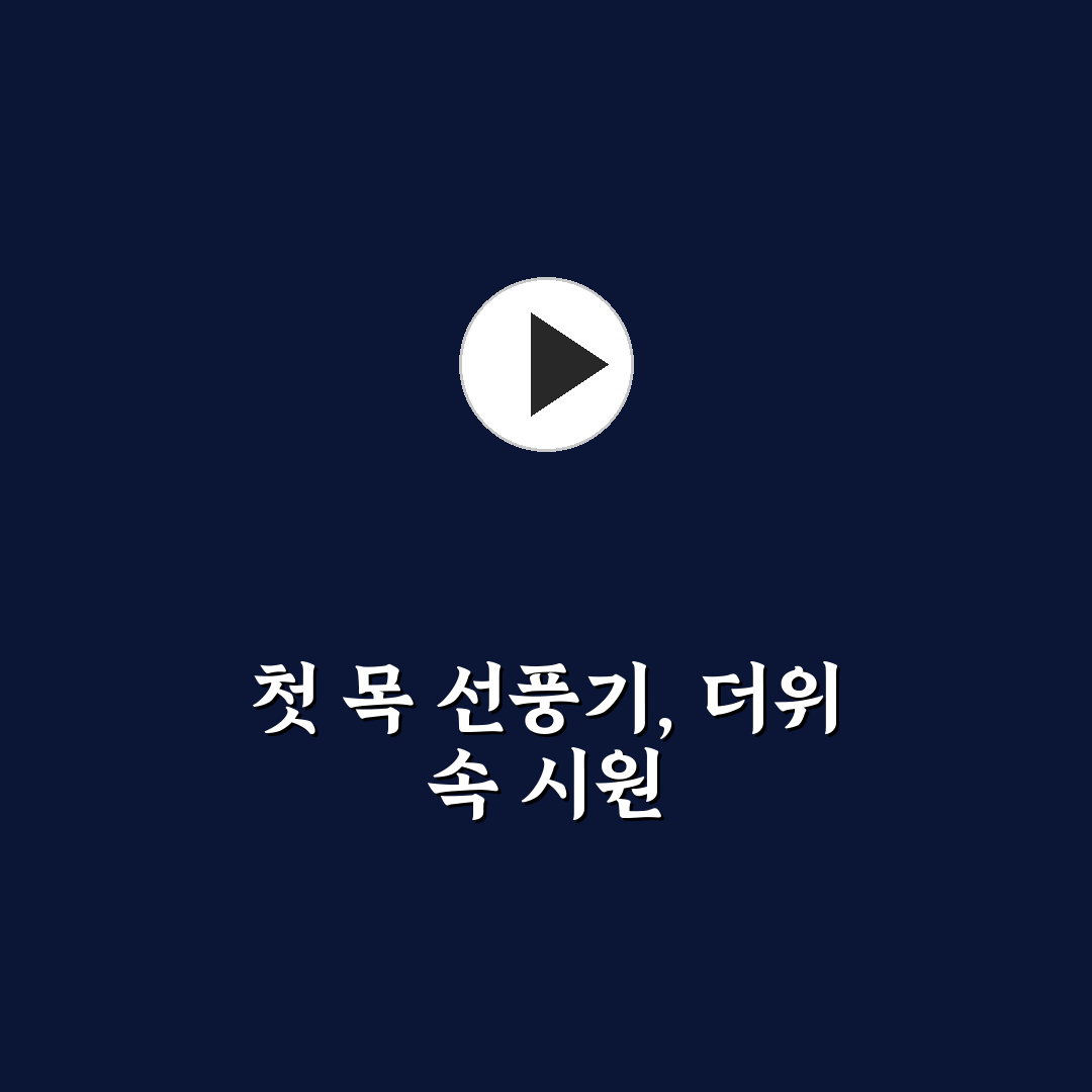 넥밴드 선풍기 직접 써본 후기, 일반 손선풍기 차이 비교 정리