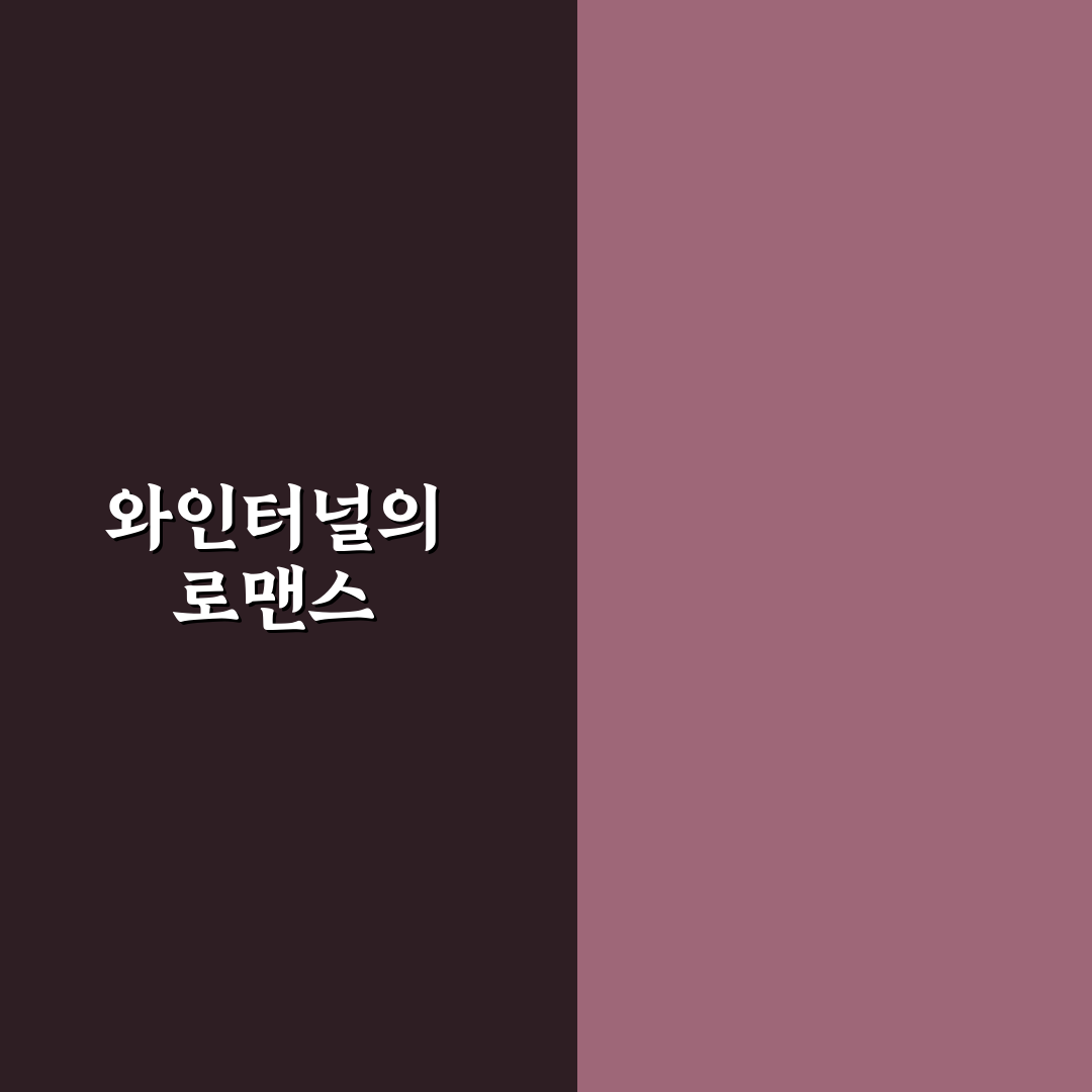 청도 와인터널 관람 포인트와 데이트 코스 추천 꿀팁 공유