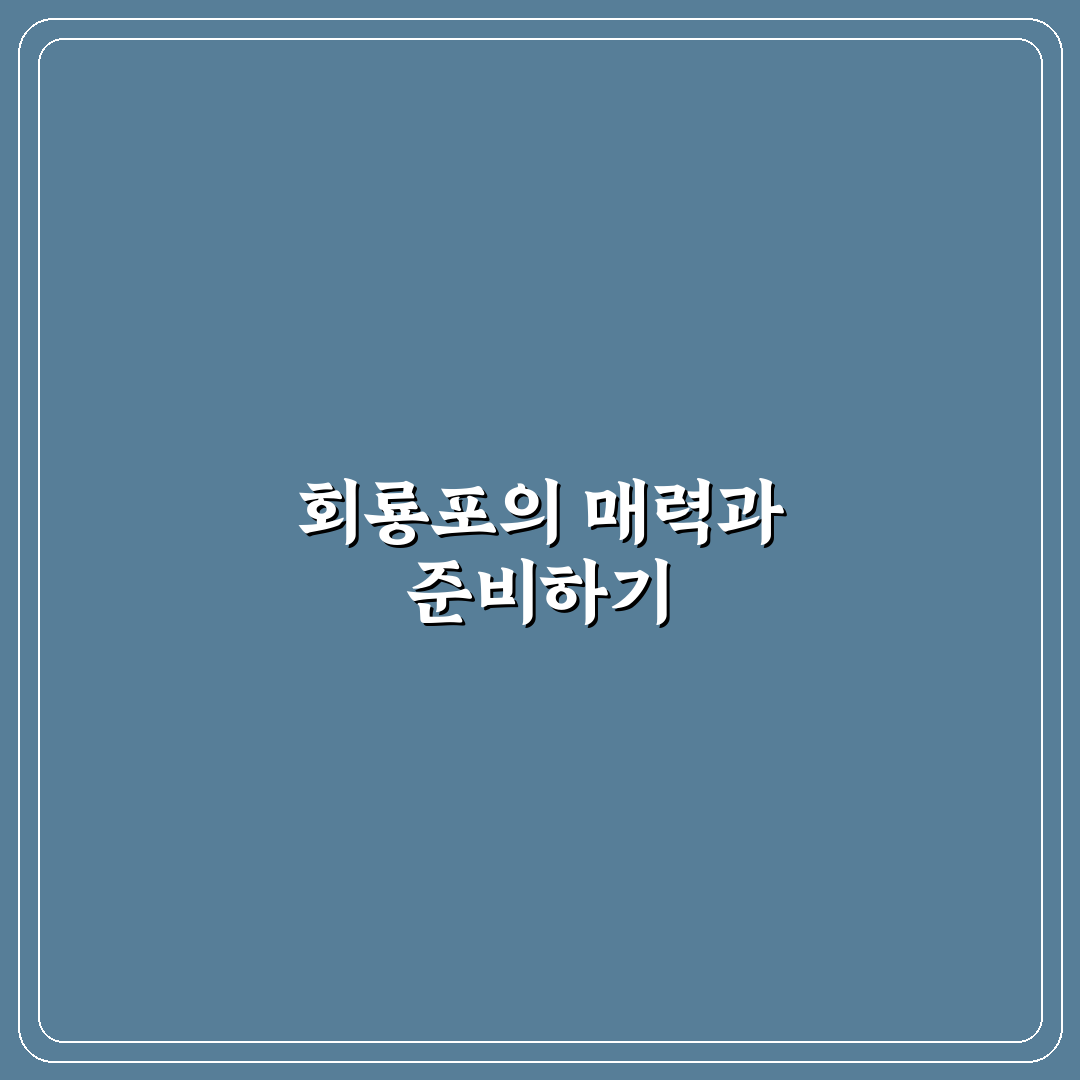 예천 회룡포 당일치기 코스와 전망대 산책 팁 정리하기