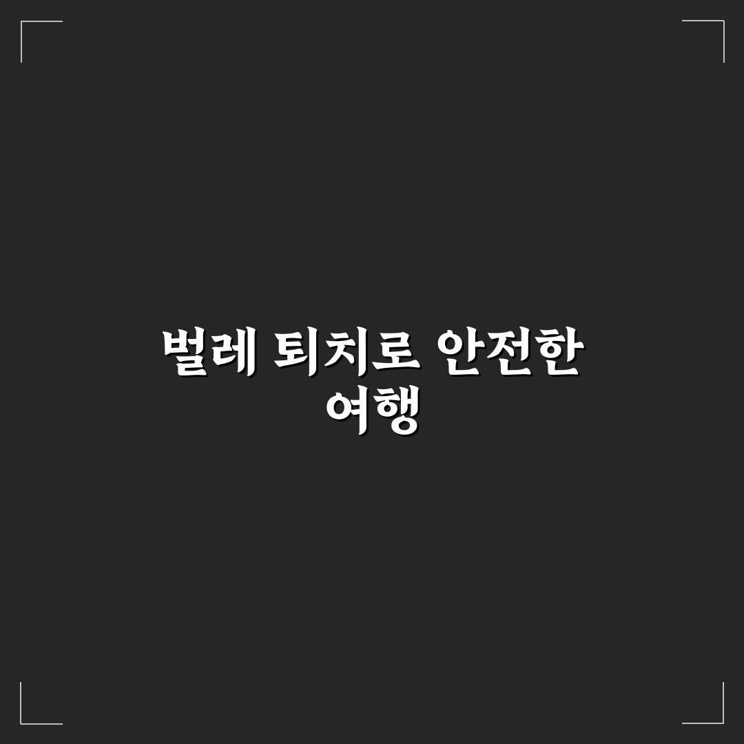 벌레 퇴치 스프레이 여행지별 필요 여부와 사용 꿀팁 정리