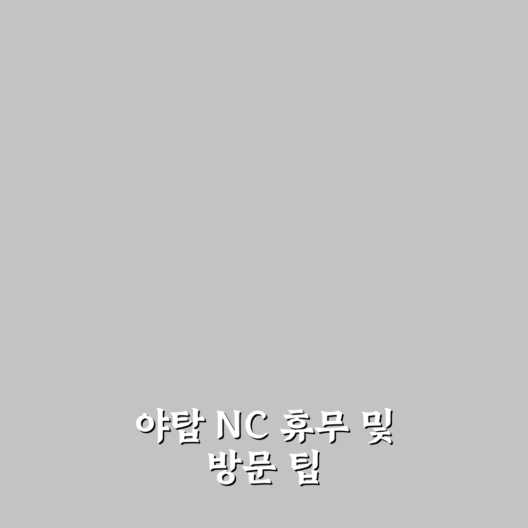 야탑 nc백화점 휴무일과 방문 꿀팁 함께 알려드려요