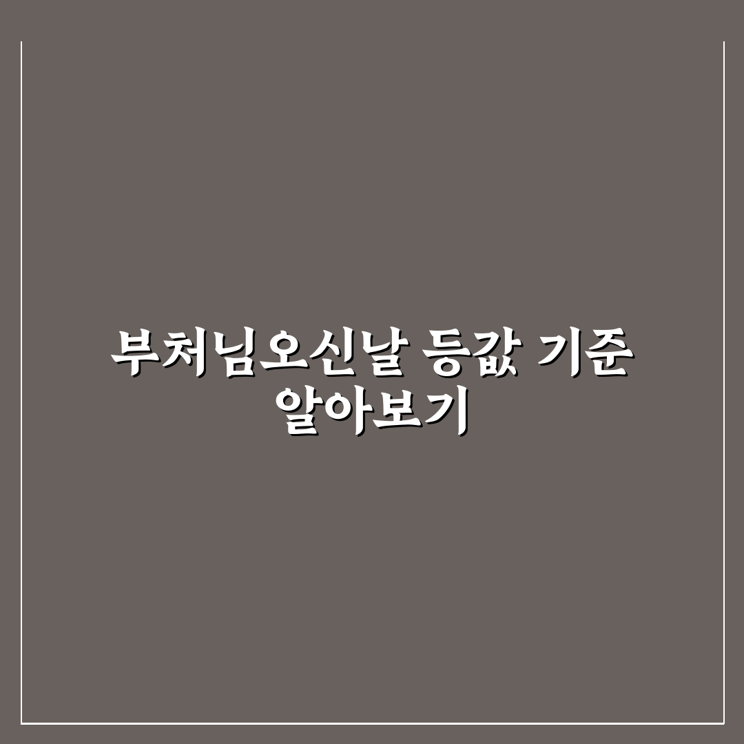 부처님오신날 등값 비교와 선택 기준 총정리