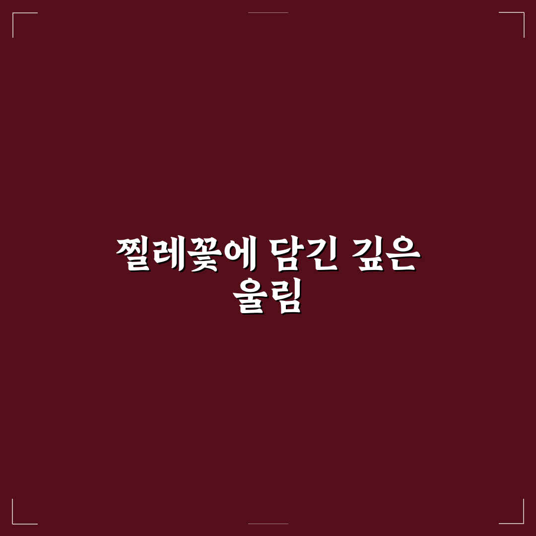 장사익 찔레꽃 가사 쉽게 이해하는 팁 정리