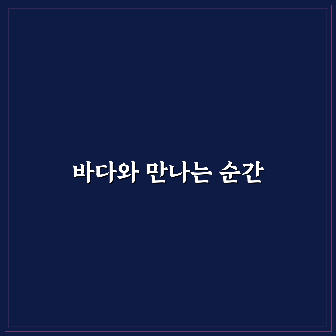 창포항 방문 후기, 직접 가보니 느낀 점들