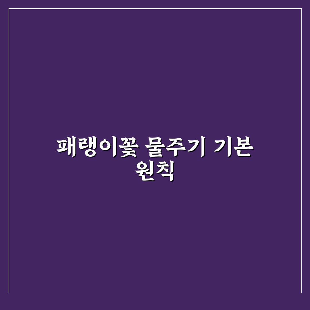 패랭이꽃 물주는법 5가지 체크포인트와 계절별 가이드