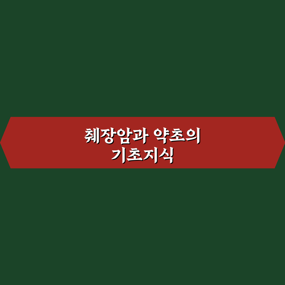 췌장암에 좋은 약초 추천과 효과 쉽게 알아보기