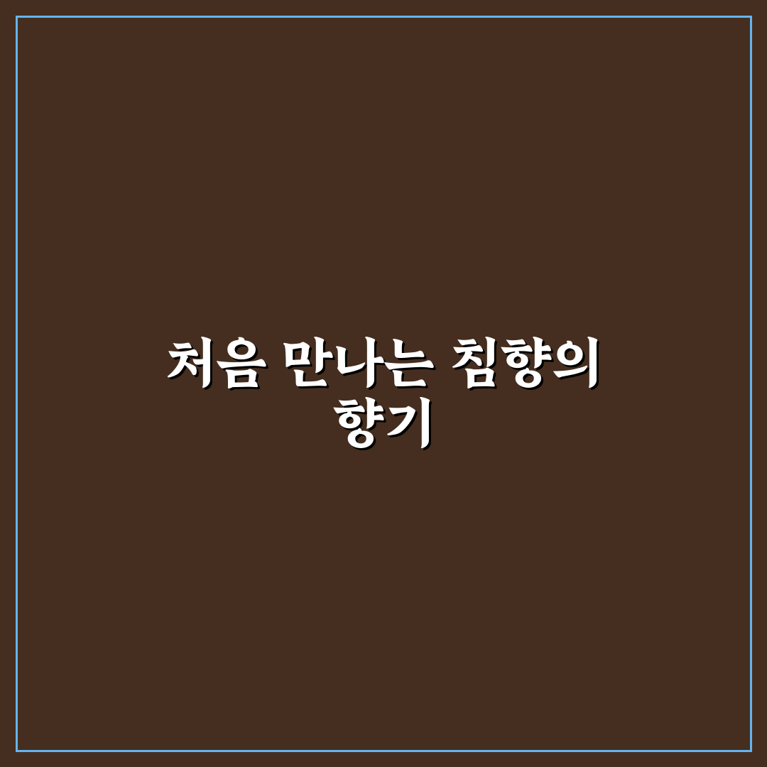 침향 아가로얄 사용 후기, 직접 써보니 느낀 점