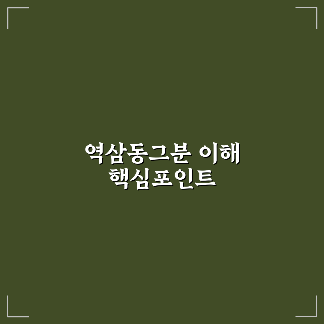 역삼동그분 비교와 총정리: 주요 기준 5가지 분석