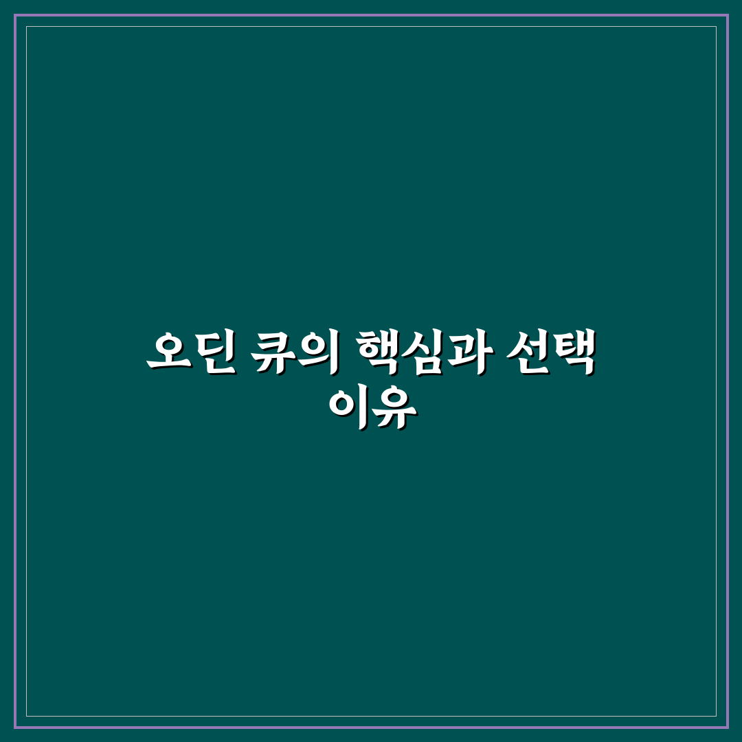 오딘 당구큐 사용법과 선택 꿀팁 알려드려요