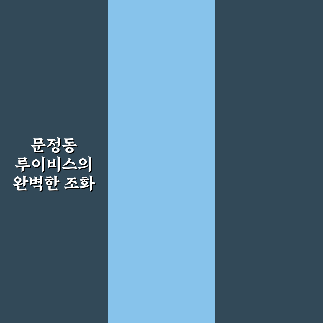 문정동 루이비스 이용 꿀팁과 시설 후기 공유