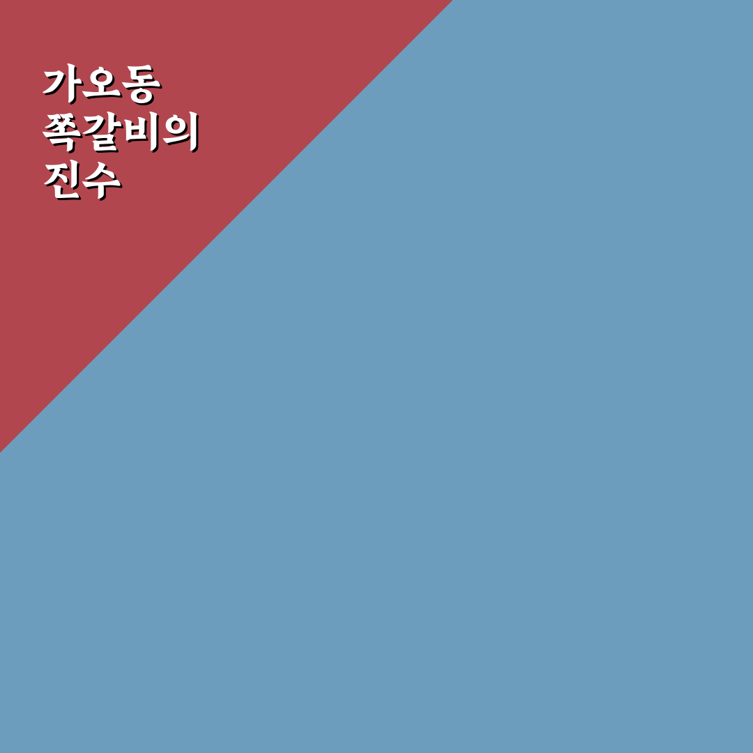 가오동 쪽갈비 추천 꿀팁과 맛집 정보 정리