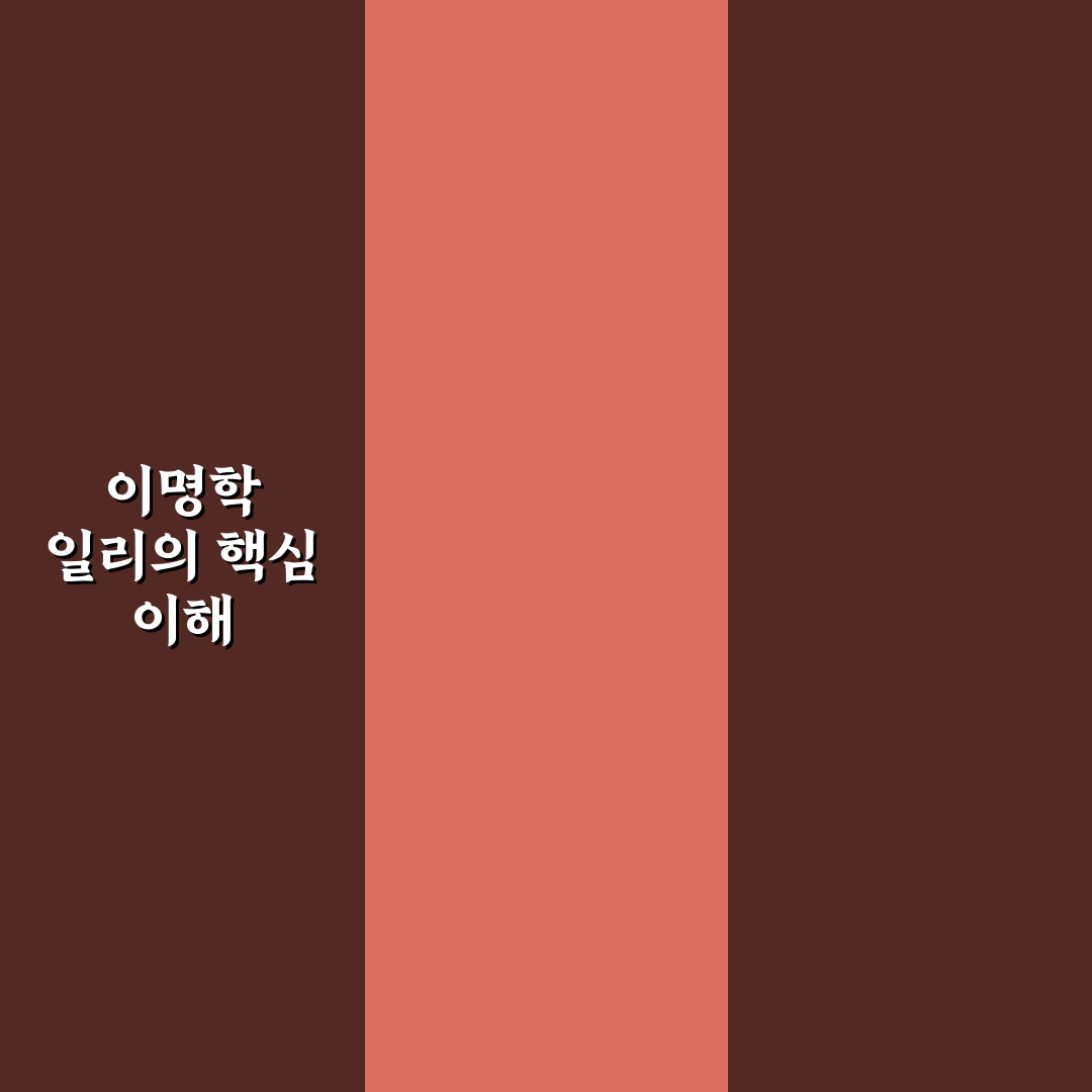 이명학 일리 사용법과 효과 쉽게 알려드려요